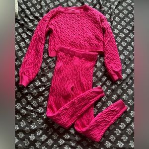 Matching sweater set